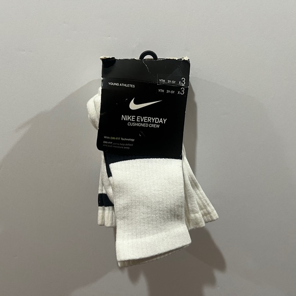 Nike Everyday Cushioned Crew, Youth, 3 Pack - Picture 1 of 5
